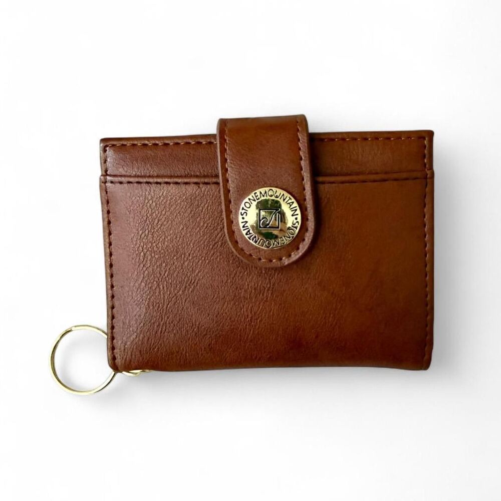 Stone-mountain Men's Brown and Tan Wallet-purses